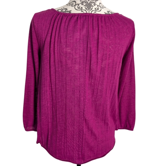American Eagle Top Babydoll Y2K Womens S Bella Elena Layers Fairy Lace Magenta - Picture 3 of 10